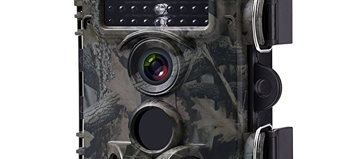 Powerextra 12MP 1080P HD Hunting Trail Game Camera 120°Wide Angle 3 Zone No Glow IR Infrared Night Vision Waterproof Wildlife Outdoor Monitoring Camera