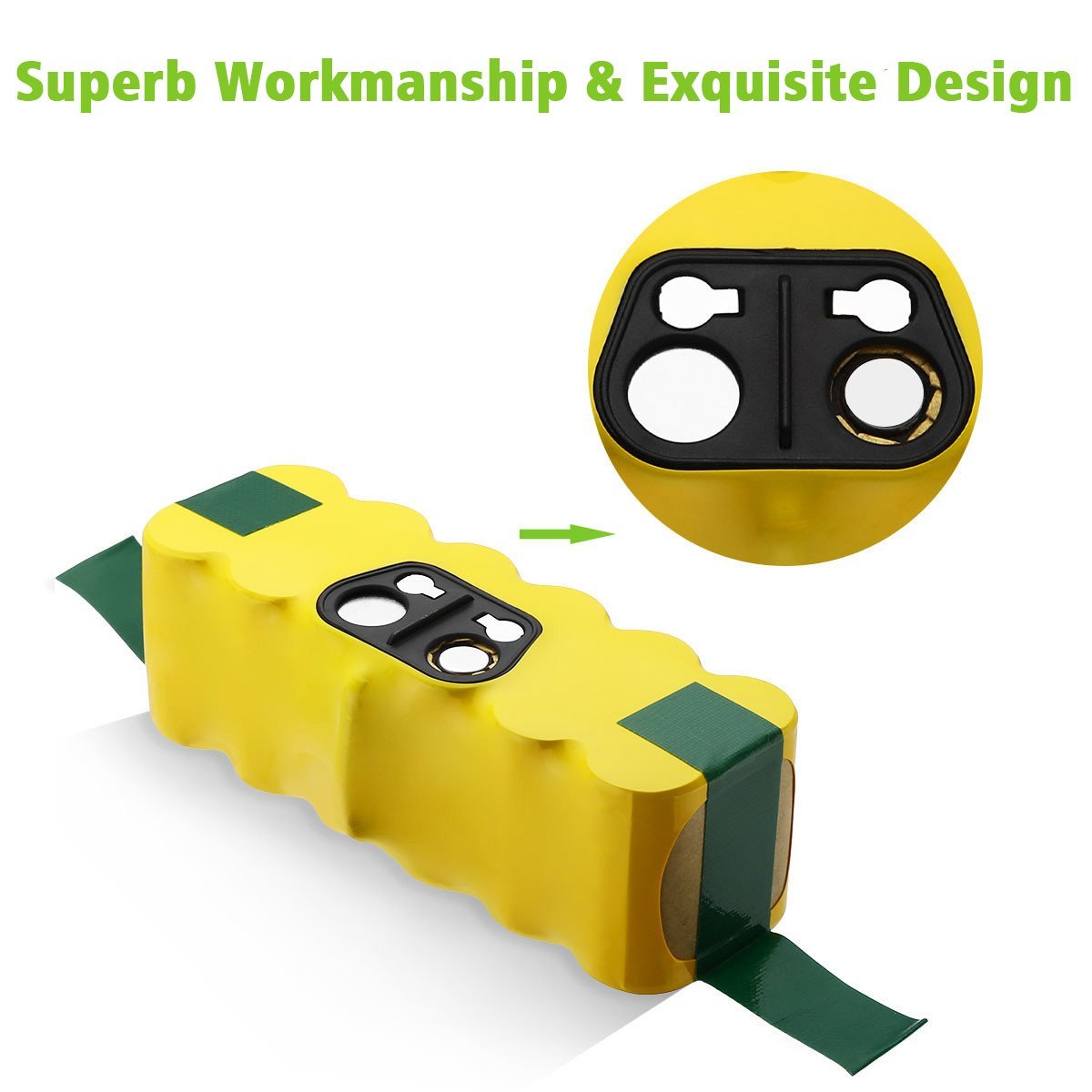 Eagglew Batería de Repuesto Compatible con Roomba Battery R3 500 600 700  800 900 Series 500 510 531 535 540 550 552 560 580 595 620 650 666 0 70000  760 770 780 790 800 900 con Cepillo para Polvo : : Hogar y  Cocina