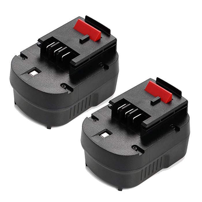 UpStart Battery 2-Pack - Black & Decker HPB12 Battery Replacement - For  Black & Decker 12V HPB12 Power Tool Battery (1300mAh, NICD)