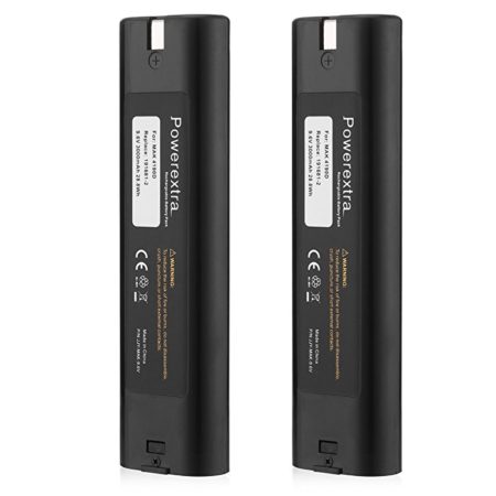 2 Pack Makita 9.6V 3000mAh High Capacity Battery for Makita 9000 9033 193890-9 192696-2 632007-4