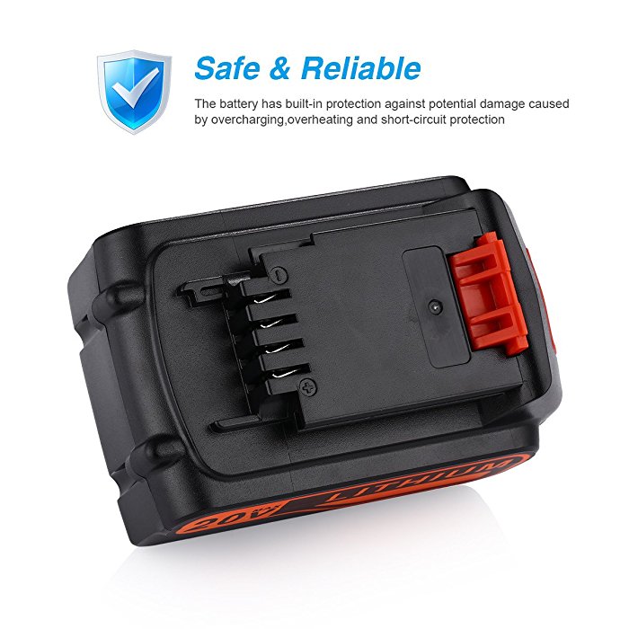 ANTRobut antrobut replacement for 20v black decker lbxr20 battery