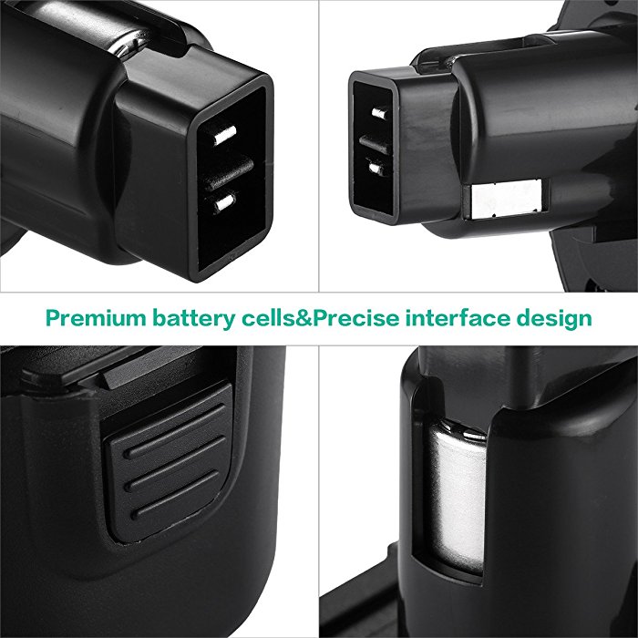 9.6V 3.0Ah Replacement for Black and Decker PS120 Battery Pack (Also  compatible with Dewalt Dw9061 Dw9062 De9036 De90