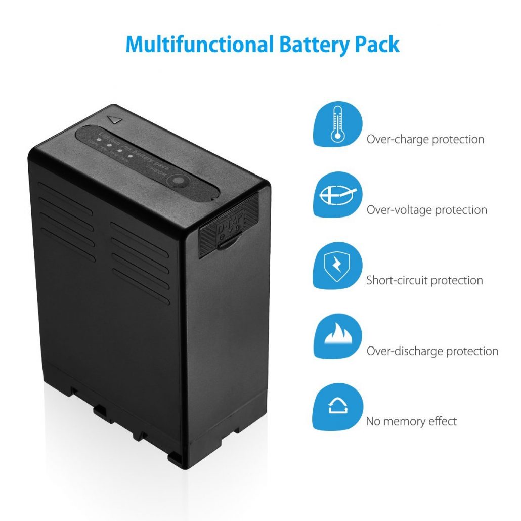 Powerextra Multifunctional Battery for Sony XDCAM EX Camcorders