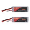 Powerextra 2 Pack 7.4V 2S Lipo Battery 5200mAh 30C Lipo Battery with Dean-Style T Connector for RC Quadcopter Drone and FPV Li-Po Battery