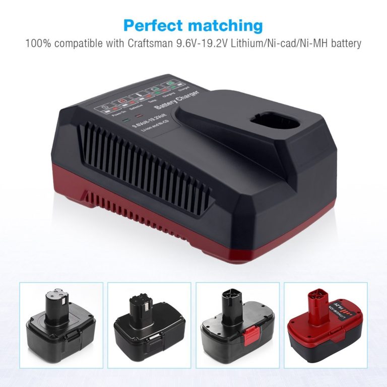 Powerextra 9.6V to 19.2V Battery Charger for Craftsman 19.2 Volt