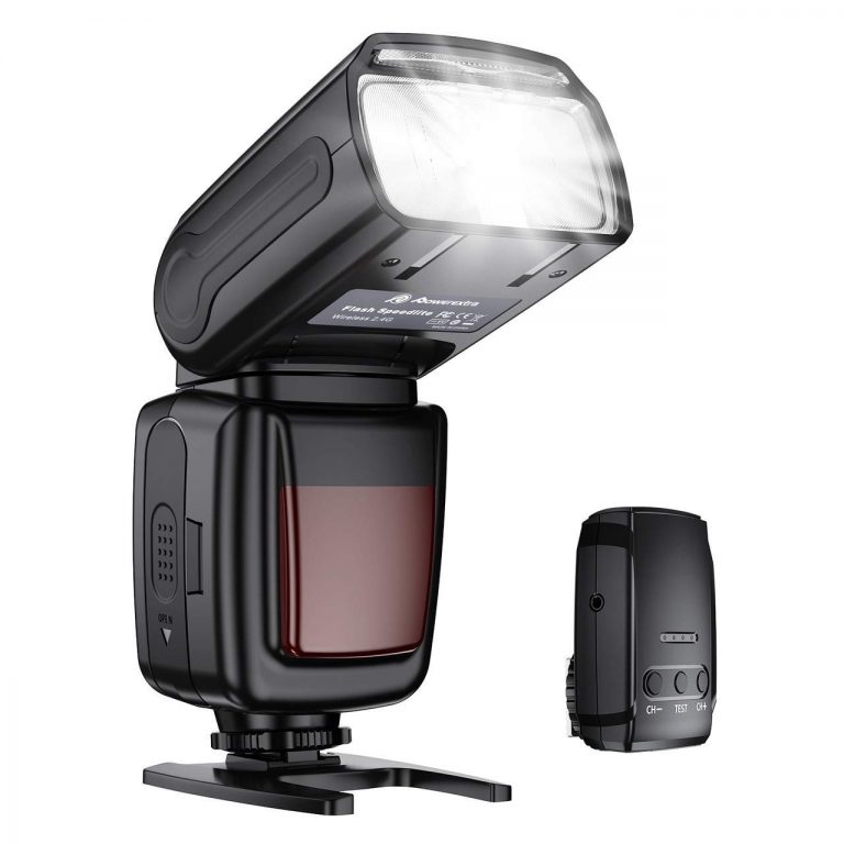 Powerextra Flash Speedlite, 2.4G Wireless Flash Trigger Transmitter Set