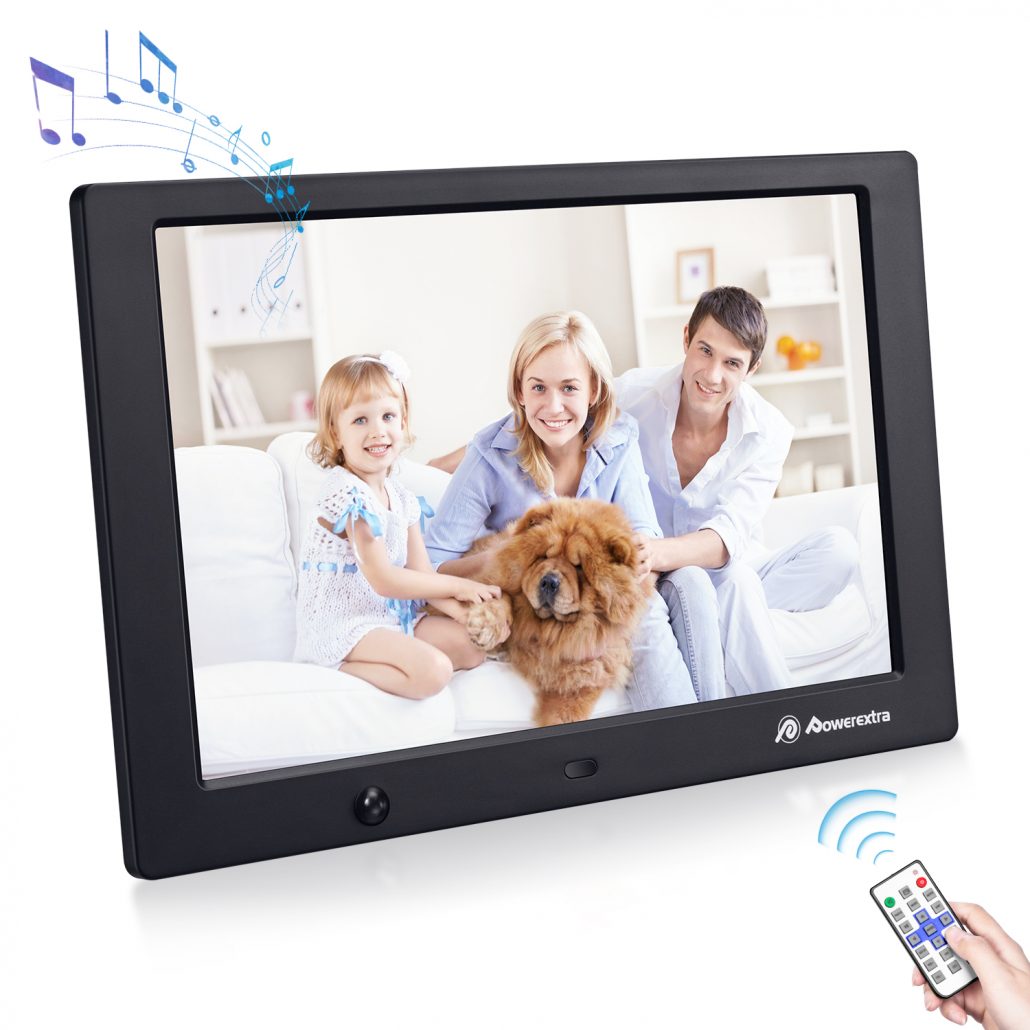 Powerextra 10.1 inch Digital Photo Frame 1280×800 Digital Picture Frame