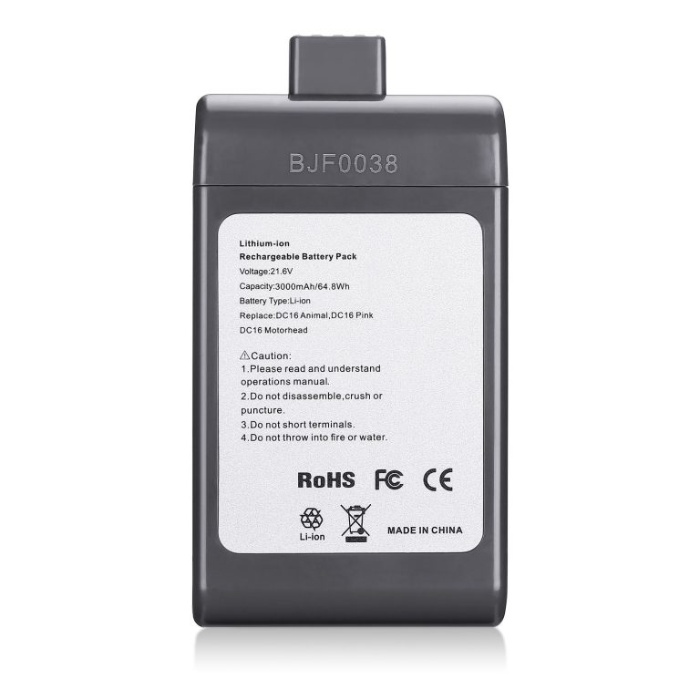 Poweexta 21.6V 3000mAh Li-ion Battey Compatible With DC16 Dc12 Handheld Cordless Vacuum Cleaner Dc16 Dc16 Animalroot 6 12097 912433 01 912433 03 912433 04 Bp01